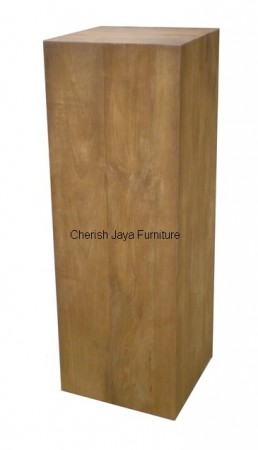 Code: SJOC 001 Name: Square Column Size: W=35 x D=35 x H=100 cm Wood: Solid Teakwood